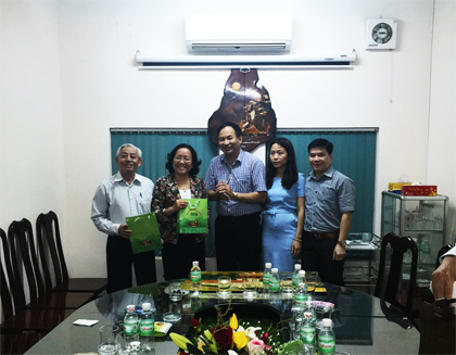 Trường CĐ Kinh tế-Tài chính Thái Nguyên thăm và làm việc tại trường Đại học Bà Rịa-Vũng Tàu